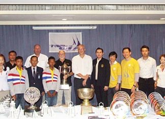 The organising committee of the 2011 Top of the Gulf Regatta pose for a group photo at a press conference held Friday, April 29 at Ocean Marina Yacht Club,.